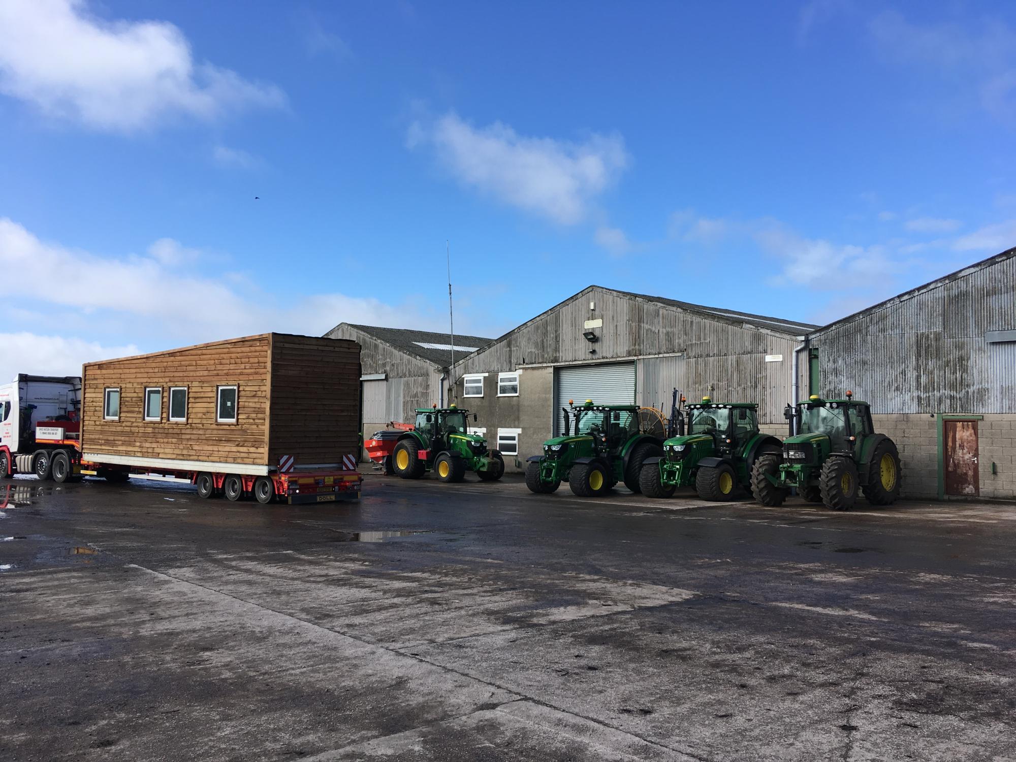 wooden cabin deployment